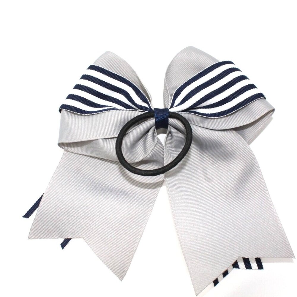 Big Stiff 6" Cheer Bows Sparkly Bejeweled Competition Cheerleader Lot Of 5 Bows - Picture 13 of 13